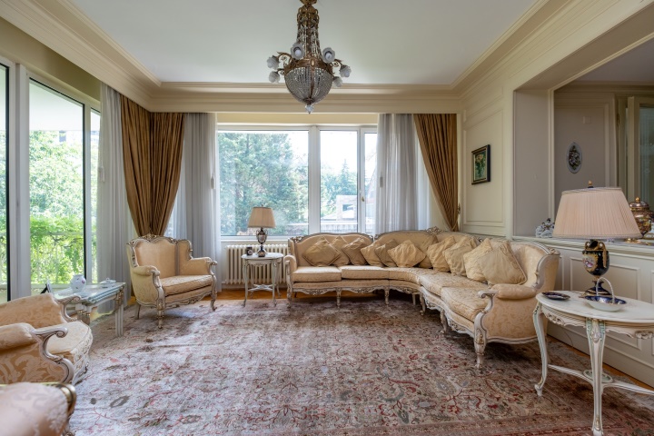 Main living room of the villa sitting area