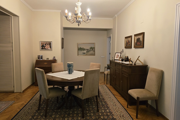 Mid-level play-table at night
