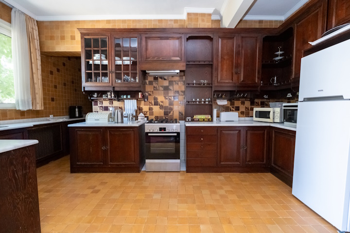 Mid-level kitchen of the villa