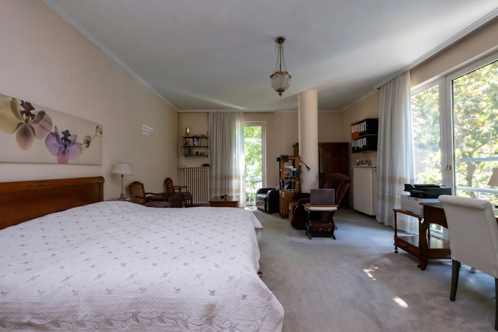 Master bedroom of the villa